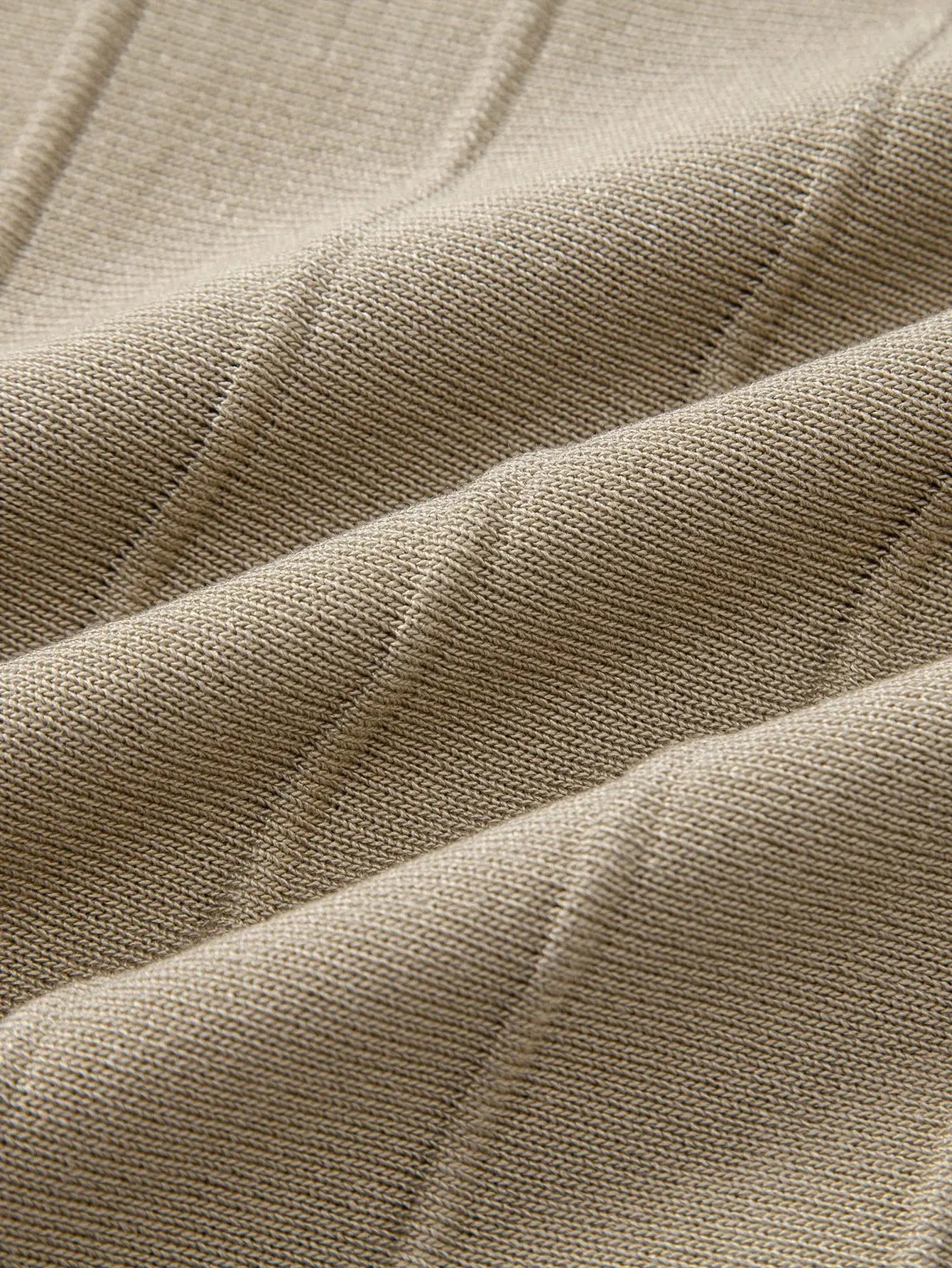 Men’s Striped Jacquard Knit T-Shirt mylalooks.com