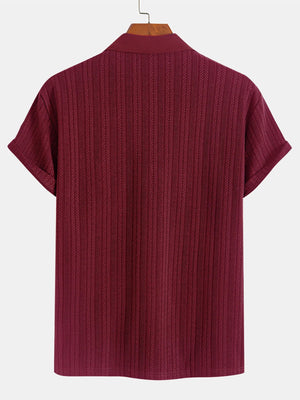 Mens short sleeve polo shirt